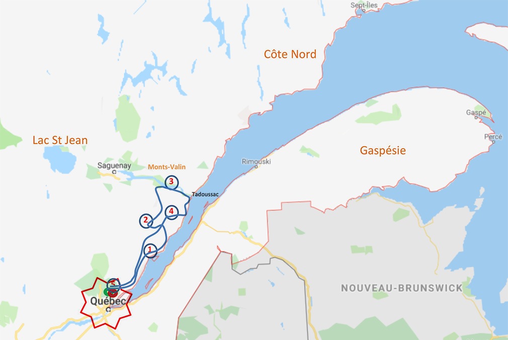 Carte raid Motoneige - Plaisirs d’Hiver